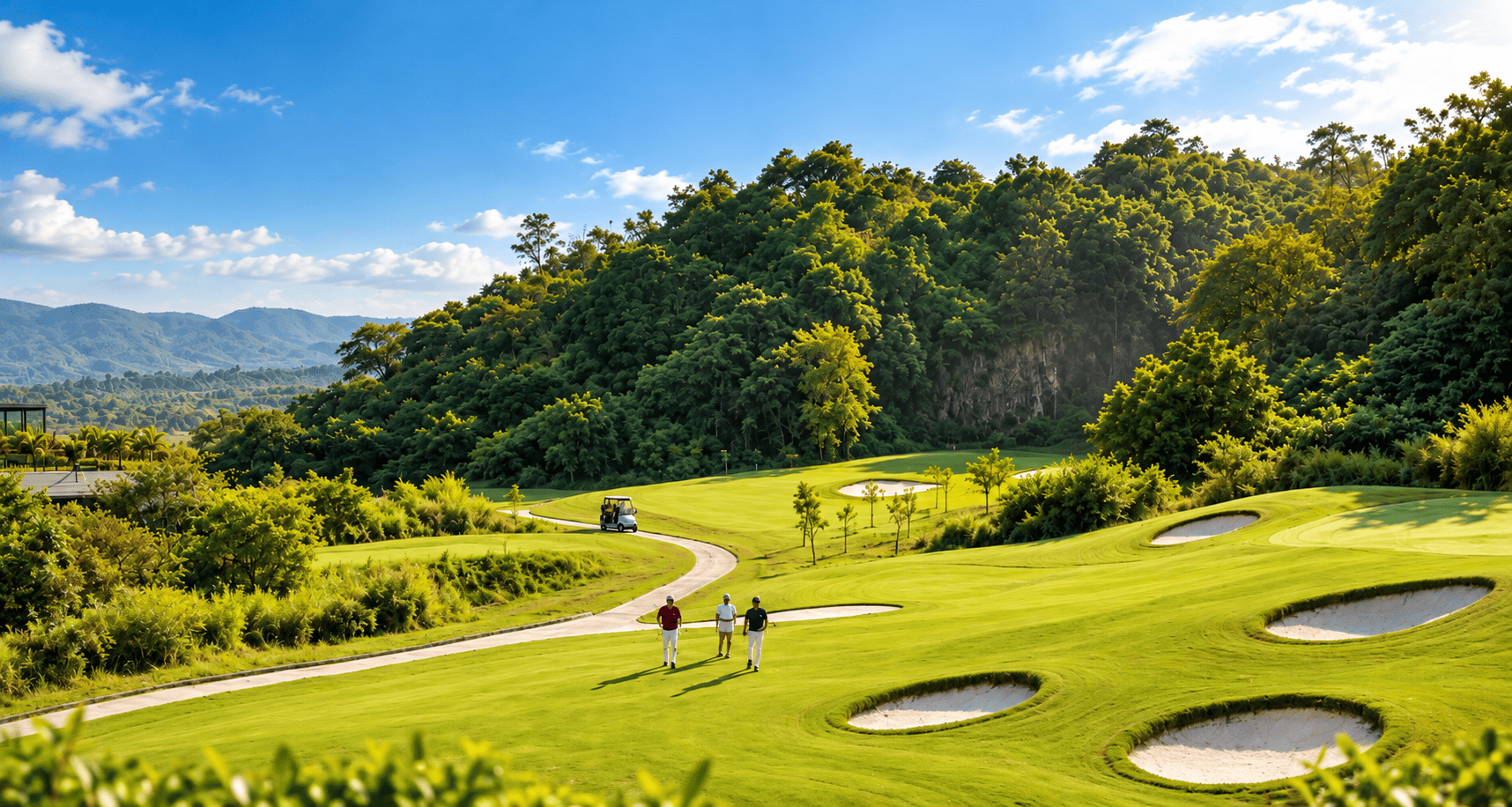 Godrej Golf Crest - Panoramic views of Golf Course and Matheran Hills